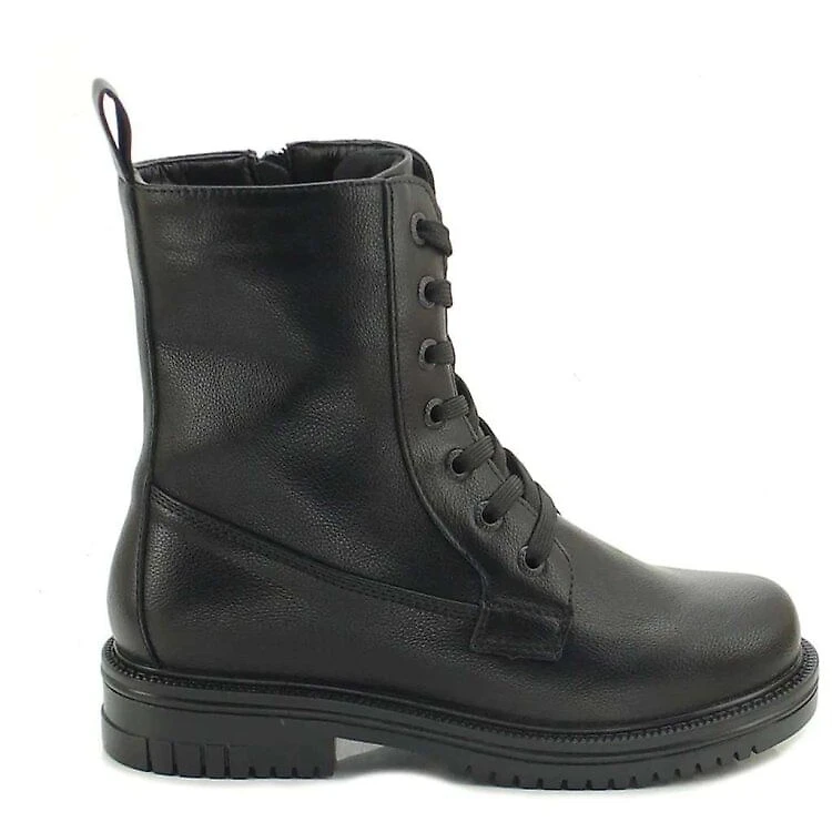 Bota Coturno Mooncity Montaria Feminino - PRETO