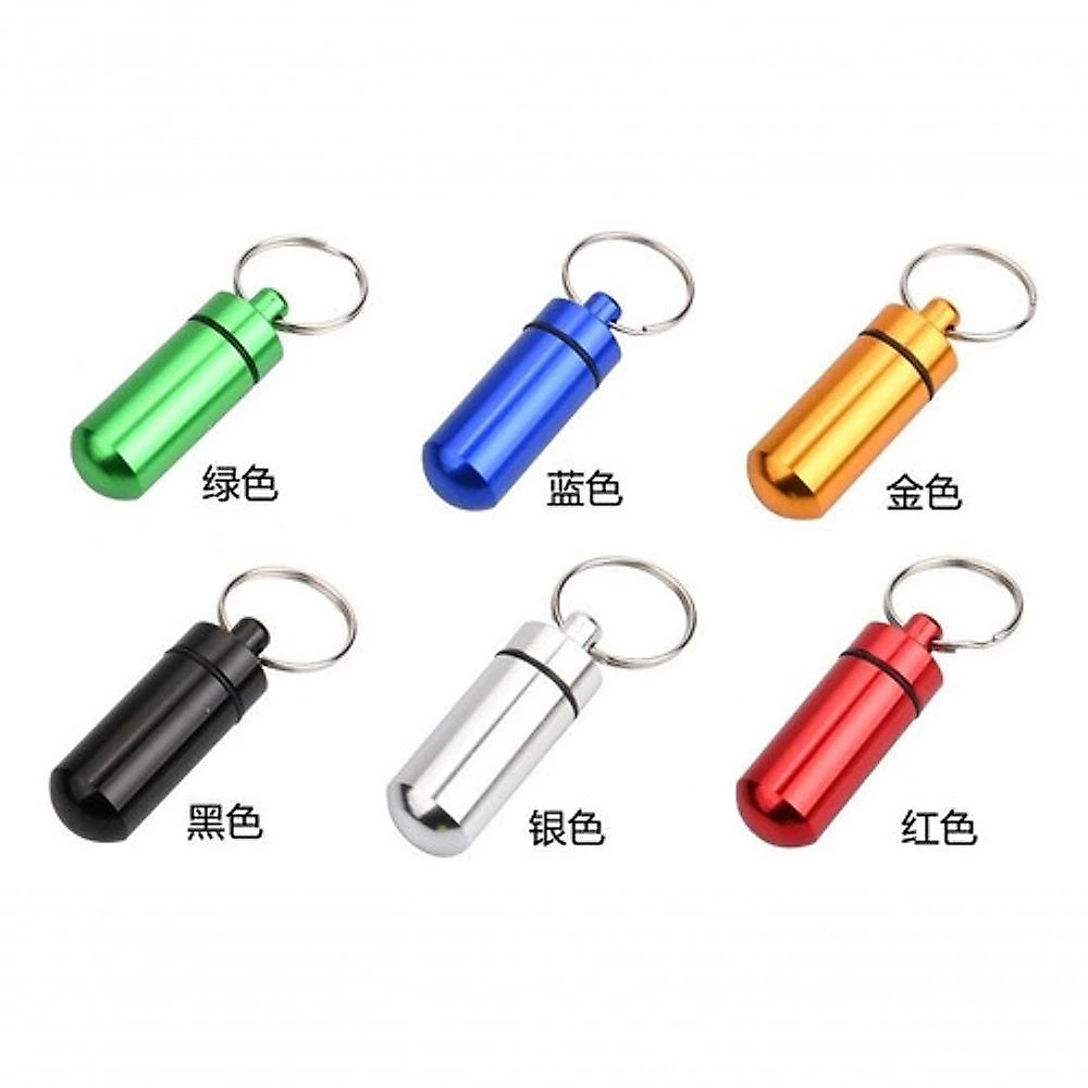 12 Chaveiro Porta Comprimido Mini Criativo - Pacote