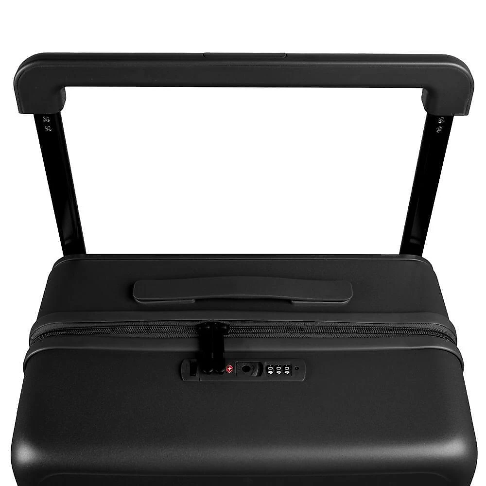 Mala média 23 kg policarbonato 4 rodas nova bahamas preta preto - m