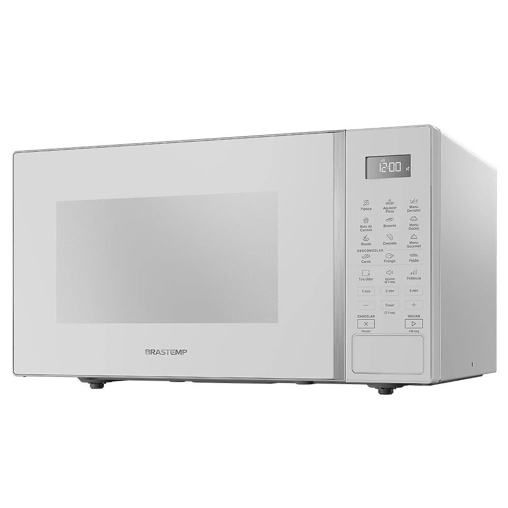Miniatura Microondas 32 Litros com Menu Gourmet 900W BMS46AB Brastemp Branco - 110V