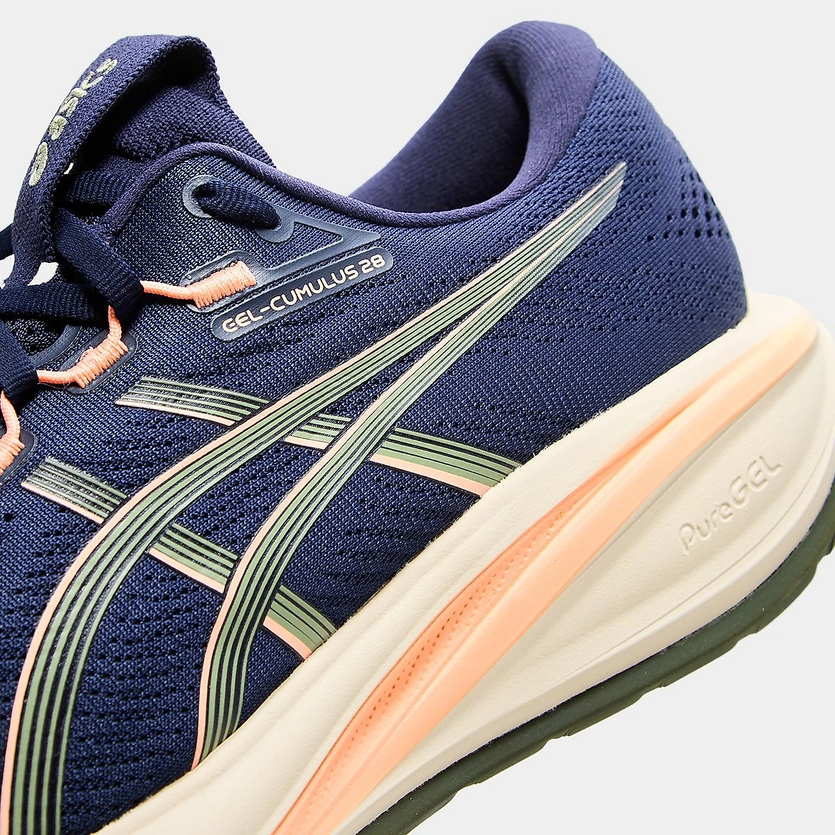 Tênis Asics Gel-Cumulus 28 Masculino Azul+Verde Limão - 39