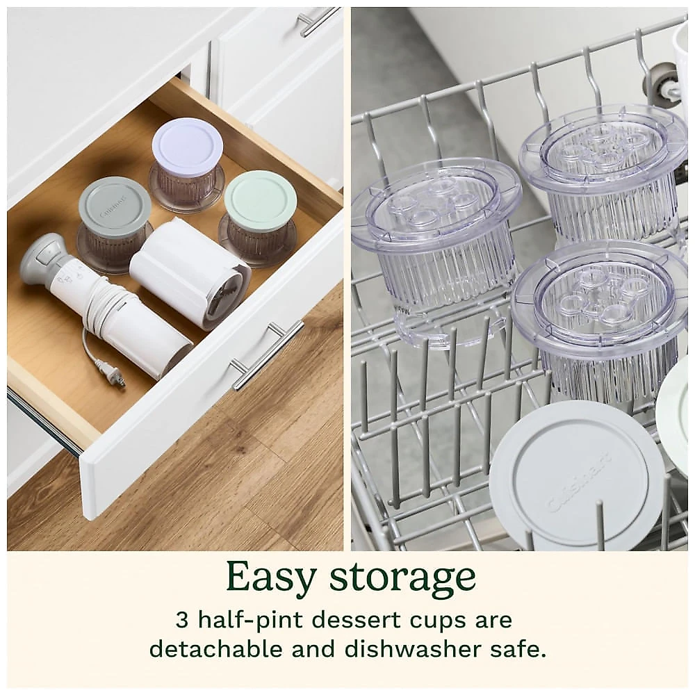 Cuisinart FastFreeze ICEFD10 - Sorveteira Elétrica 5 em 1, Milkshakes, Sorvetes e Slushies Rápidos