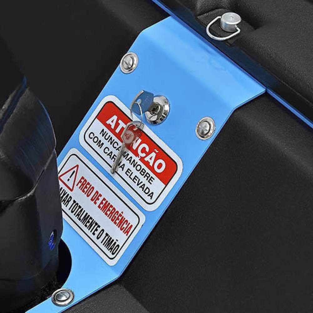 Empilhadeira Patolada Elétrica PTL 1645 Fast Capacidade 1600kg Elevacao 4500mm Bateria de Litio