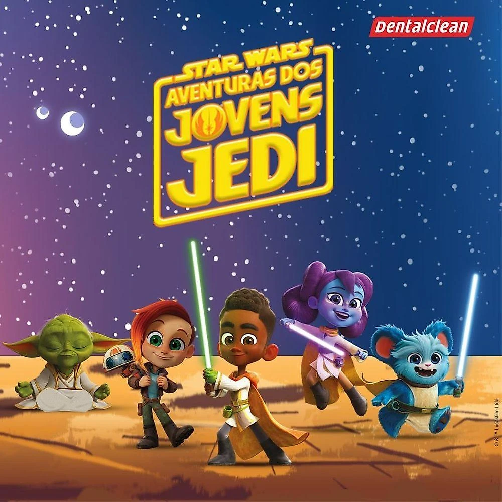 Escova De Dente + Estojo Young Jedi Escolar 3a - Dentalclear