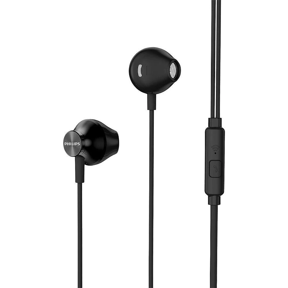 Fone de Ouvido intra-auricular Philips TAUE101BK com Microfone para Chamadas e Reforço de Graves