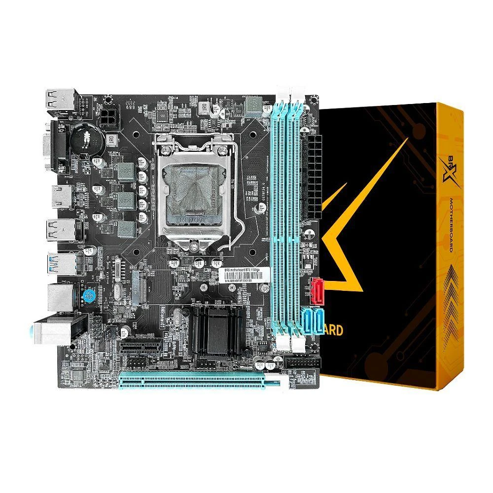 Placa-Mãe PMBRX-B751155-1000 B75 Socket LGA1155 Ddr3 com Usb 3.0 e Hdmi Br-X