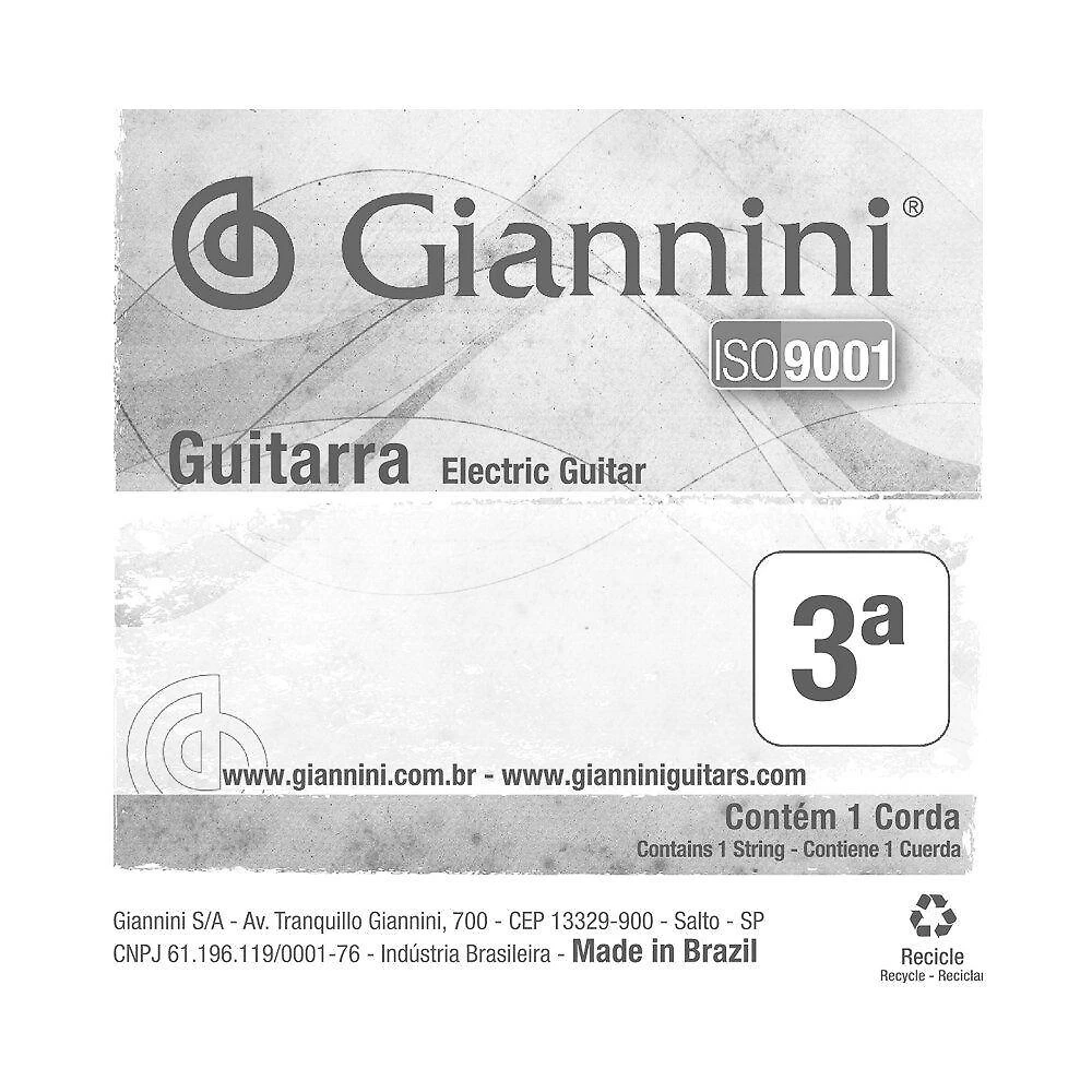 Corda para Guitarra GEEGST9.3 com Revestimento de Níquel Inox Giannini .015