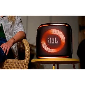 Caixa de Som JBL Partybox Encore 2 Bluetooth 2 Microfones AI Sound Boost Até 12h de Bateria Preta