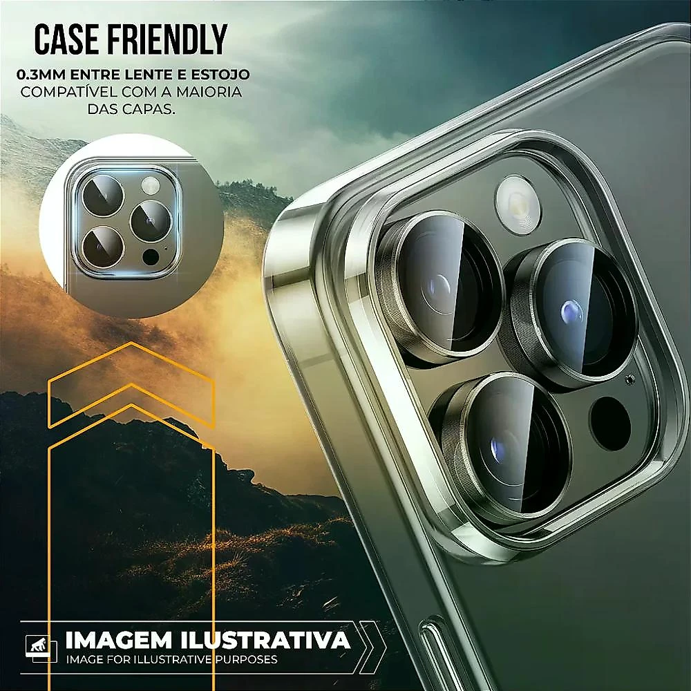 Kit Full Protection para iPhone Air - Película de Vidro + Protetor de Lente 9H - Gshield