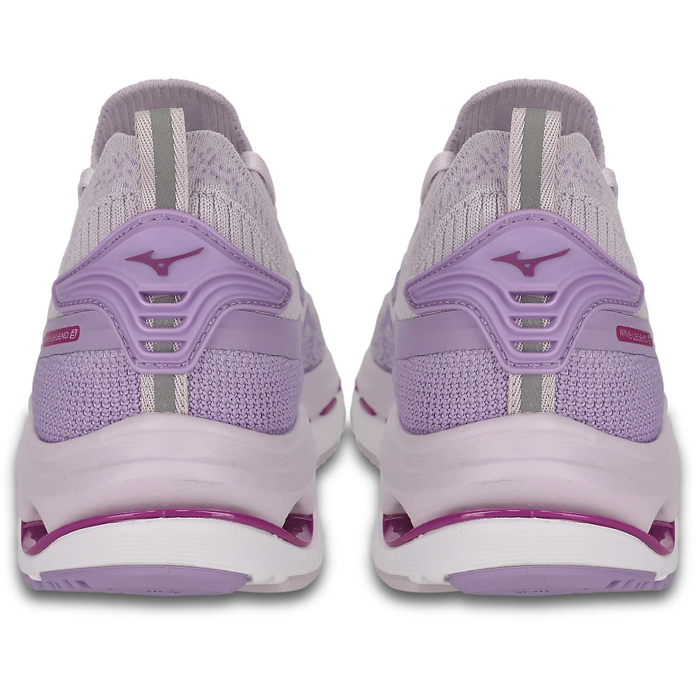Miniatura Tênis de Corrida Feminino Mizuno Wave Legend 3 Roxo - 34