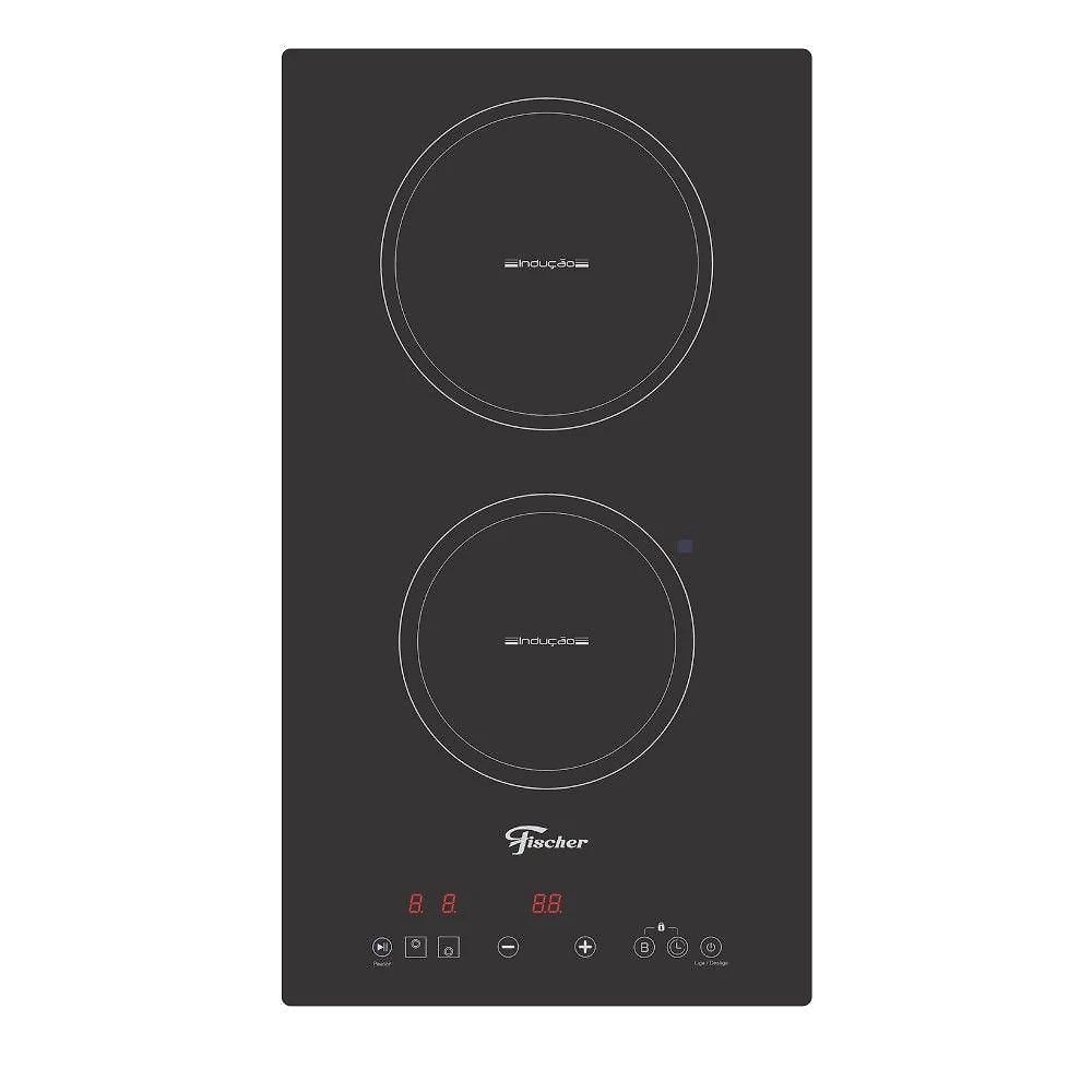 Cooktop De Indução Fischer 2 Bocas Vitrocerâmico Preto 220V