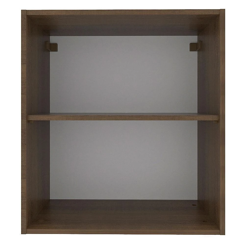Armário aéreo madesa stella 60 cm 1 porta - rustic/branco