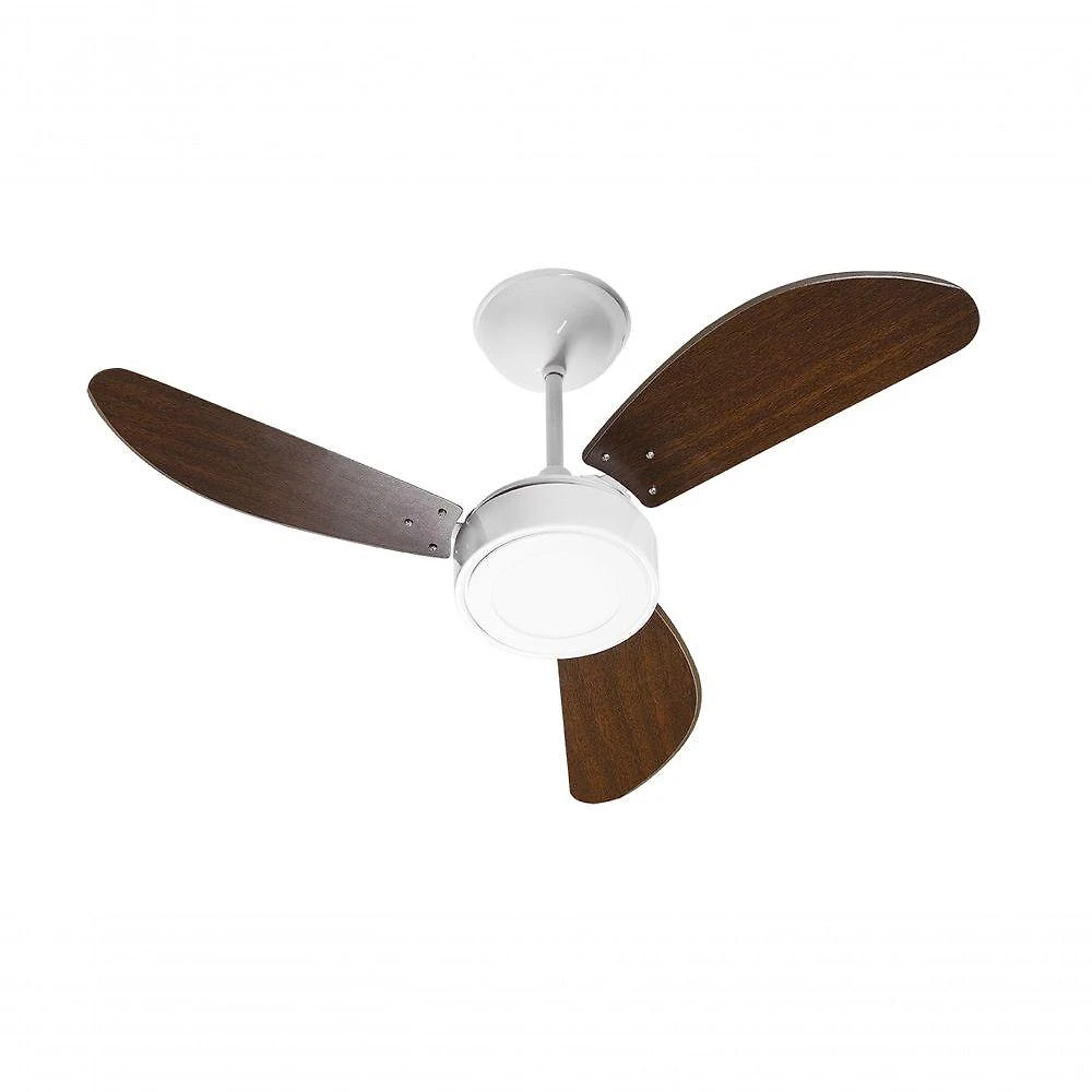 Ventilador de Teto Venti-Delta 130W 90CM 3 Pás Branco New Light 110V