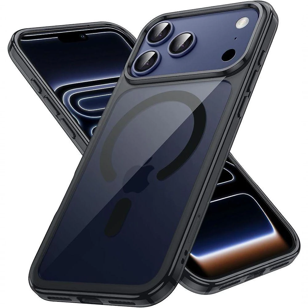 Capa Iphone 17 Pro Max 6,9 Magnética Magsafe Prova de Choque Transparente