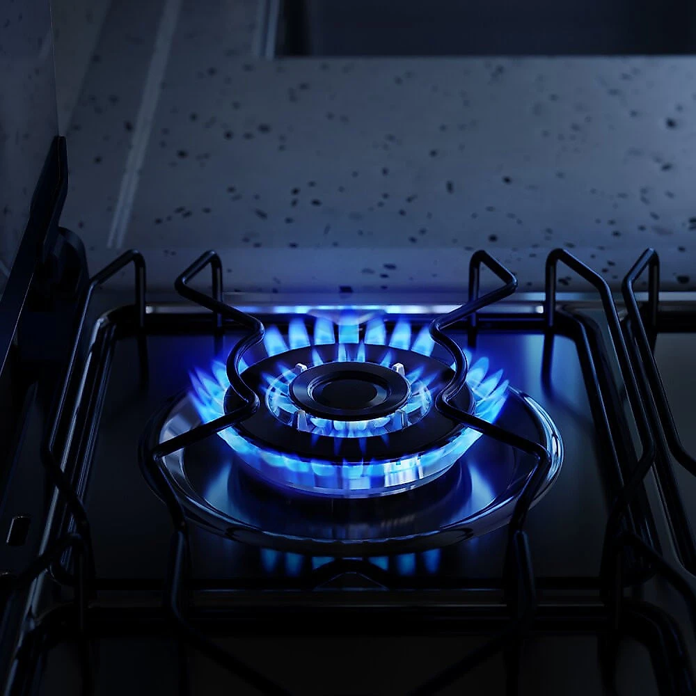 Fogão a Gás de Piso 4 Bocas Electrolux em Inox com VaporBake, - FE4IB Branco - Bivolt