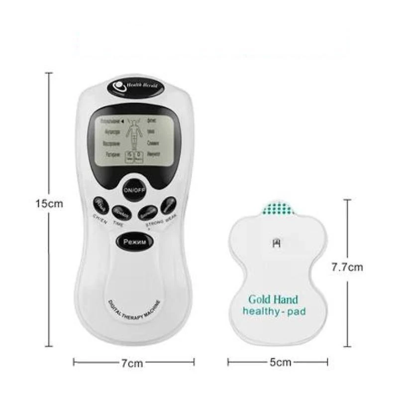 Miniatura Digital Therapy Machine Massageador Muscular Aparelho Tens