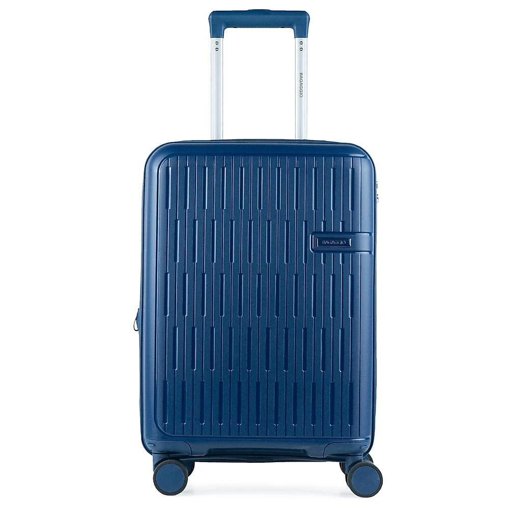 Mala de bordo 10kg polipropileno 4 rodas santiago azul p