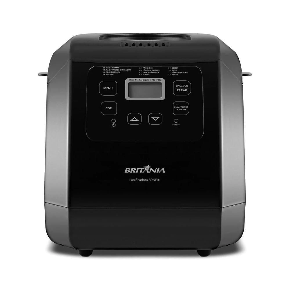 Panificadora Britânia Digital 12 Programas 3L BPNE01 110V