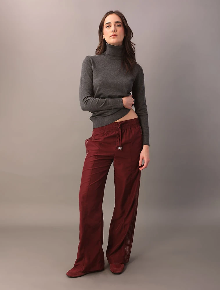 Tricot Feminino Gola Alta Calvin Klein Jeans - Chumbo