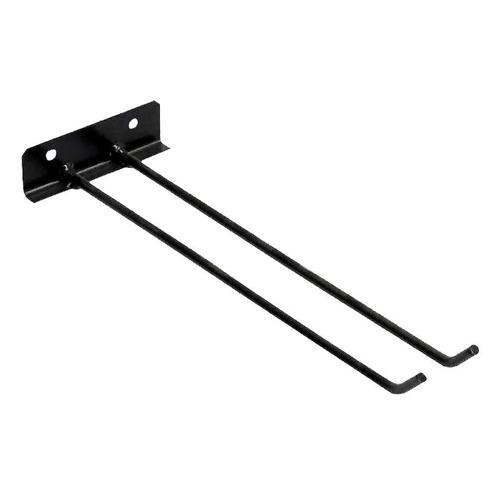 Suporte para Vassouras de Parede E095POM Aço Carbono 20cm Preto Ouro Minas