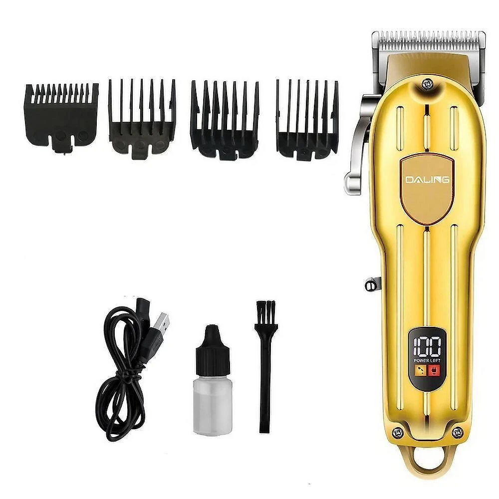 Máquina De Cortar Cabelo Aparar Barba Profissional - Usb Recarregável