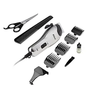 Máquina de Cortar Cabelo Philco PCR04 18W 4 Pentes Cerâmica Preto e Cromado 110V