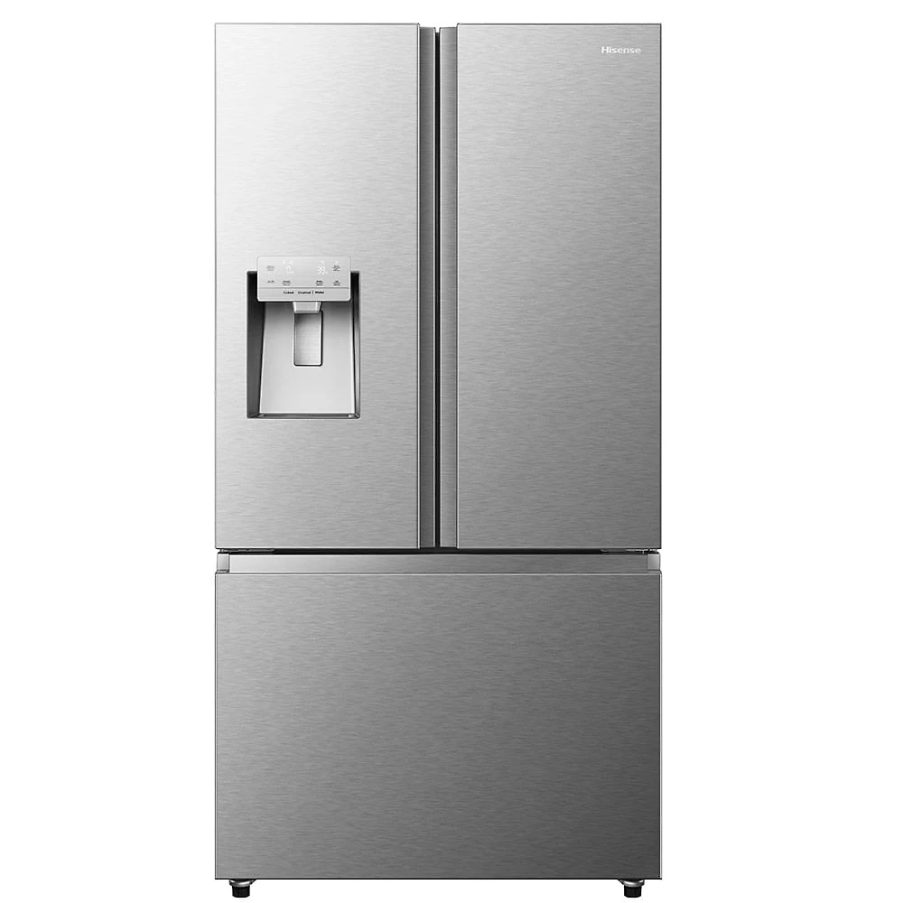 Refrigerador French Door Hisense de 03 Portas Frost Free Inverter com 612 Litros Inox - RF610