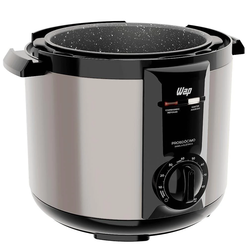 Panela de Pressão Elétrica de Pressão WAP WPPE2 5L 900W Inox 220V