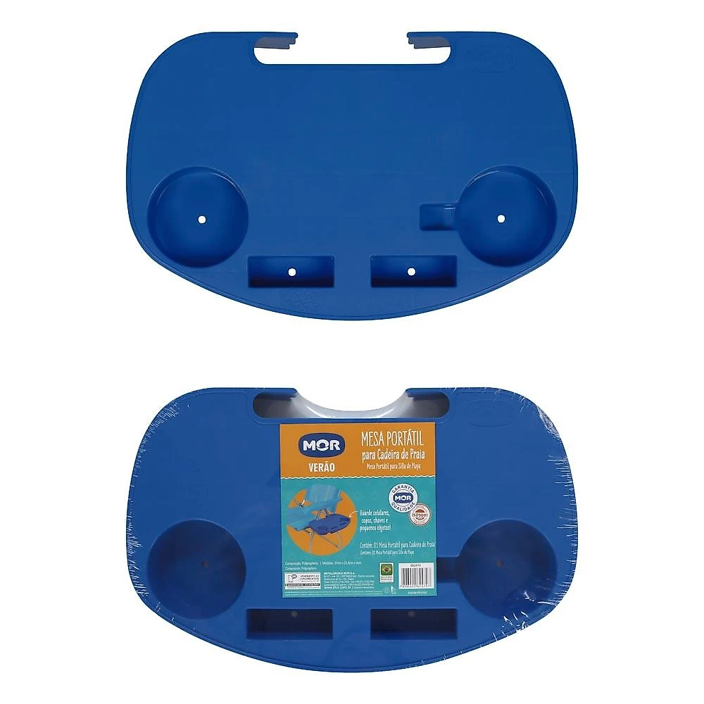Mesa Portátil Para Cadeira De Praia Porta Copo Celular Mor