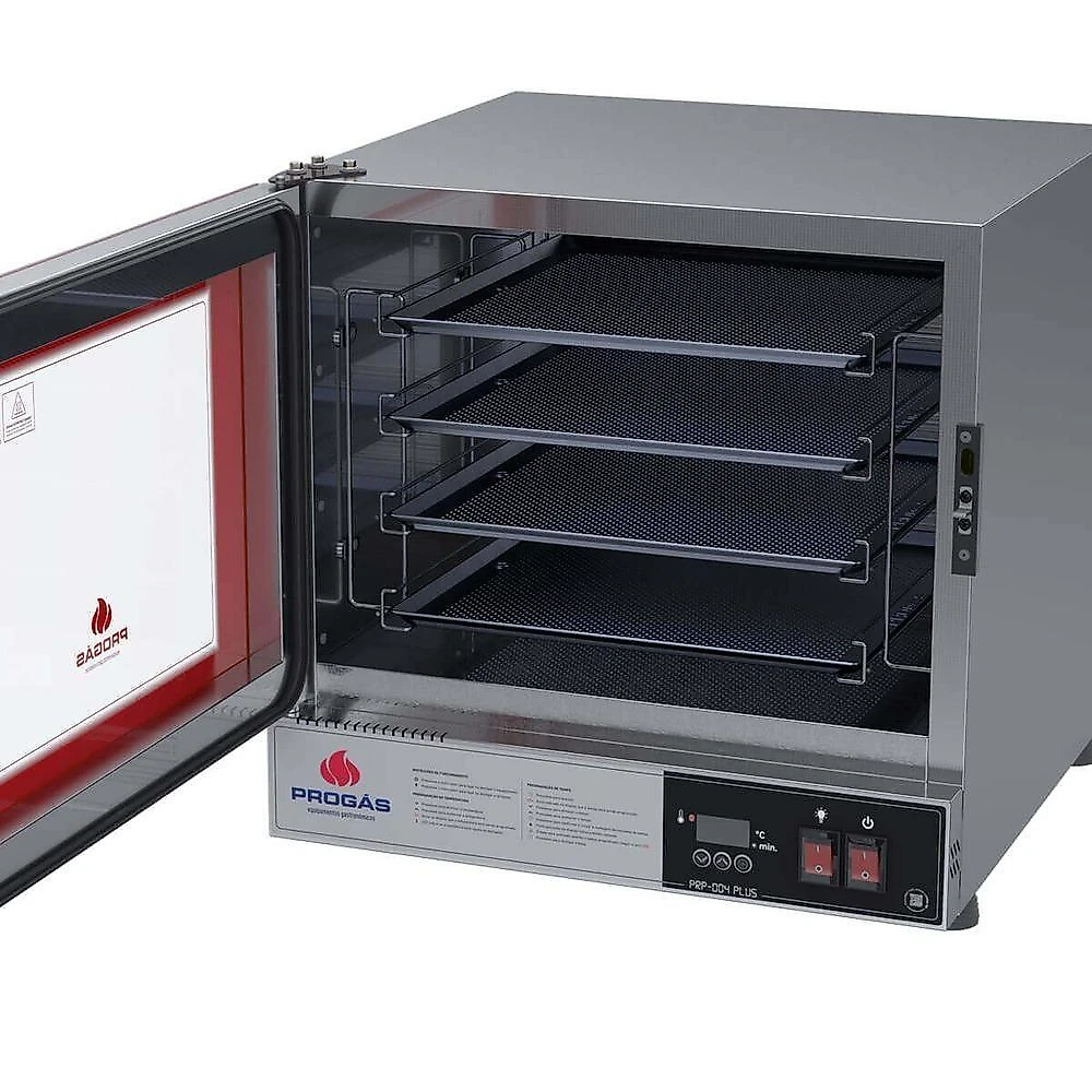 Forno Turbo Elétrico Progás Prp-004 Plus Fast Oven Digital Cor Preto Com 4 Esteiras 220V P39980