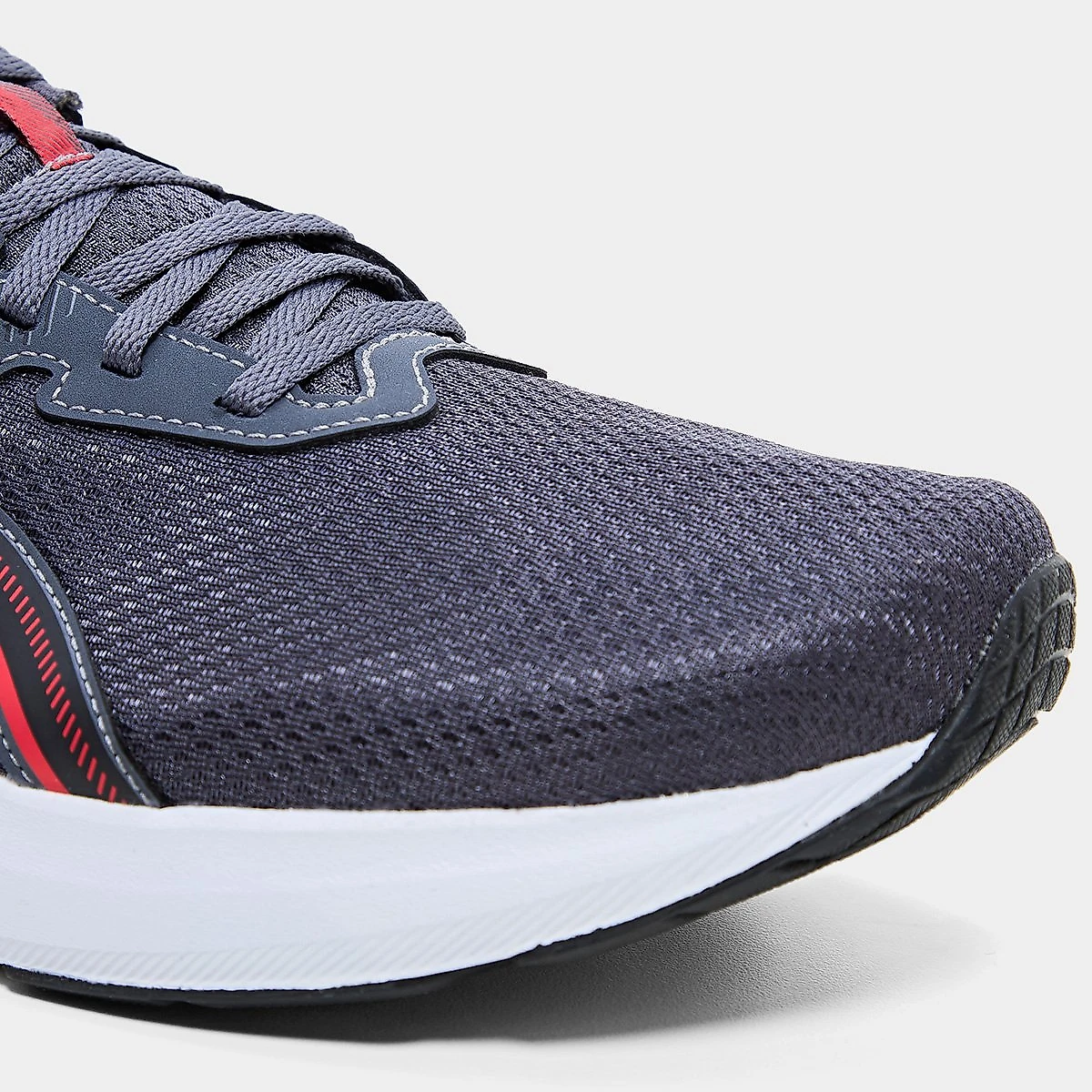 Tênis Asics Raiden 5 Masculino Cinza+Vermelho - 44