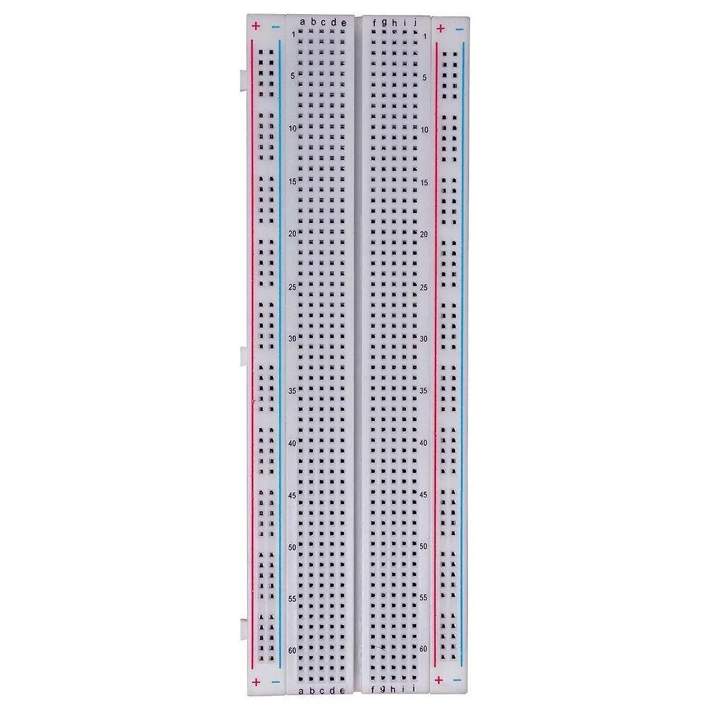 Protoboard Msb-101 830 Furos para Testes Eletrônicos Preto Icel