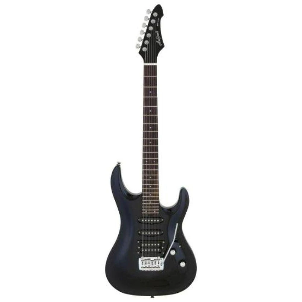 Guitarra Elétrica Pro II MAC-STD Corpo em Basswood e 24 Trastes Metallic Black Aria Guitars