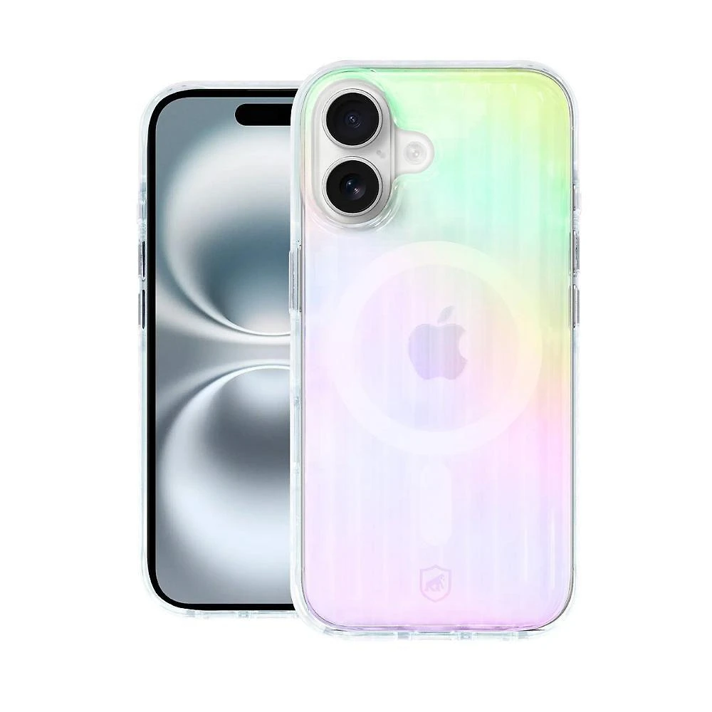 Capa para Iphone Gshield Rainbow Transparente com Magsafe e Proteção Contra Impactos 1 Unidade