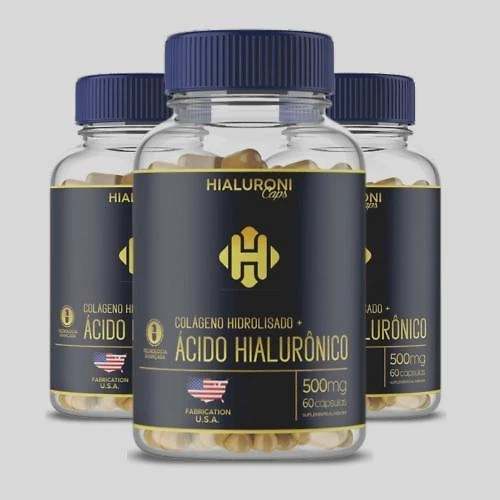 Miniatura Hialuroni Caps Original Acido Hialurônico 1 Pote 60 Cápsulas