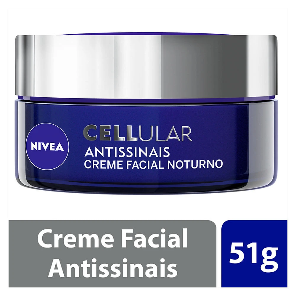 Miniatura Cellular Antissinais Nivea - Creme Facial Noturno 51g