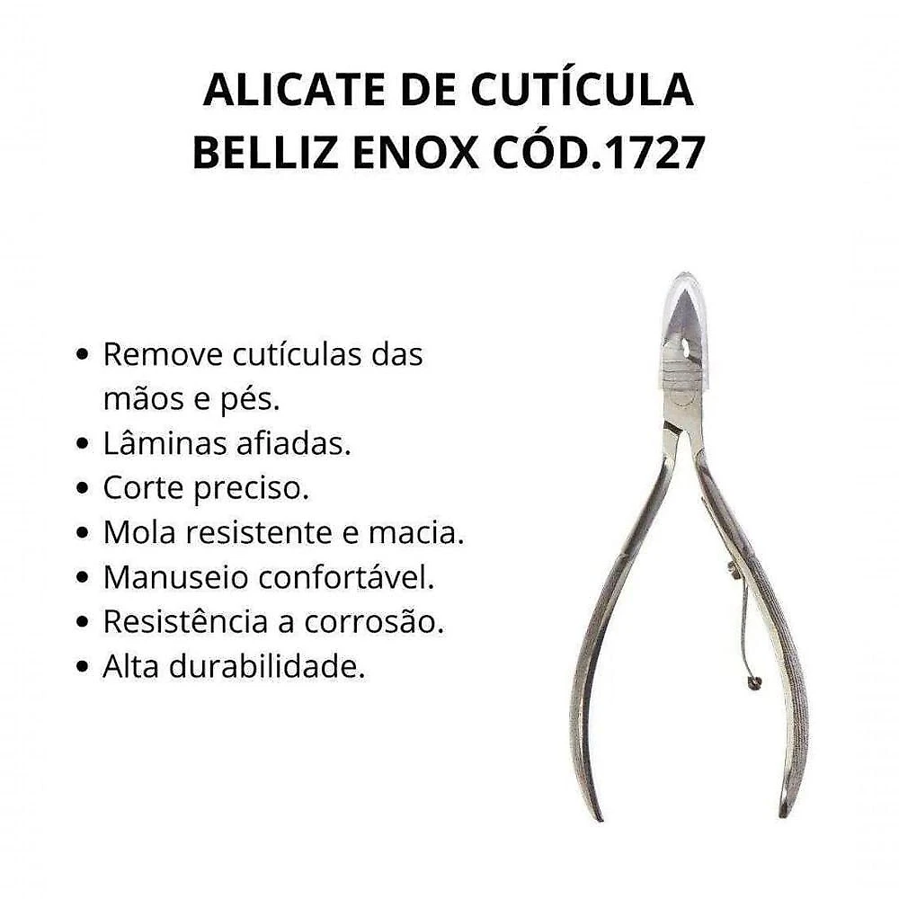 Alicate De Cuticula Compacto Enox 1727