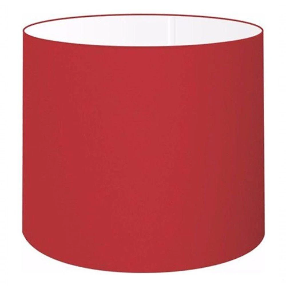 Cúpula Abajur E Luminária Cilíndrica Vivare Cp-7012 ø30x25cm - Bocal Nacional Bordo