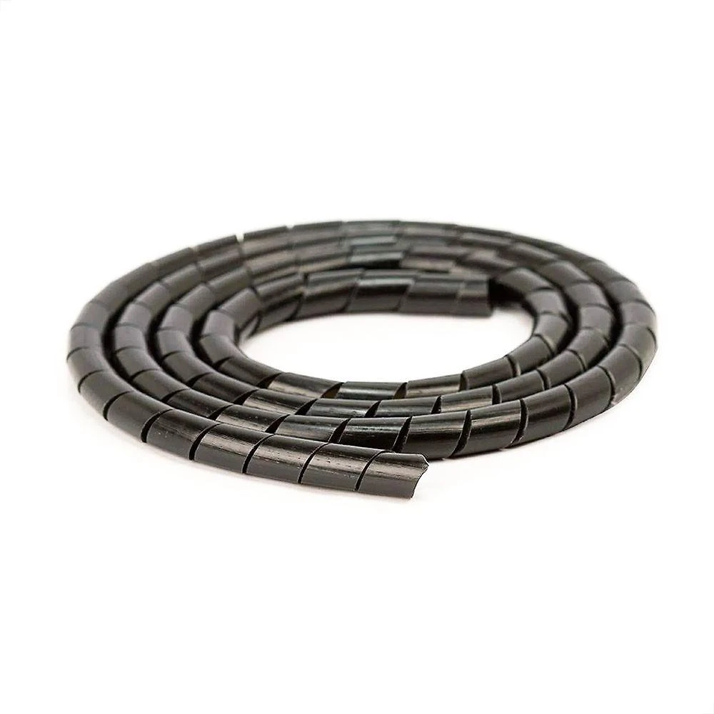 Organizador Fios E Cabos Spiraduto 1-4 Preto - 2 Metros