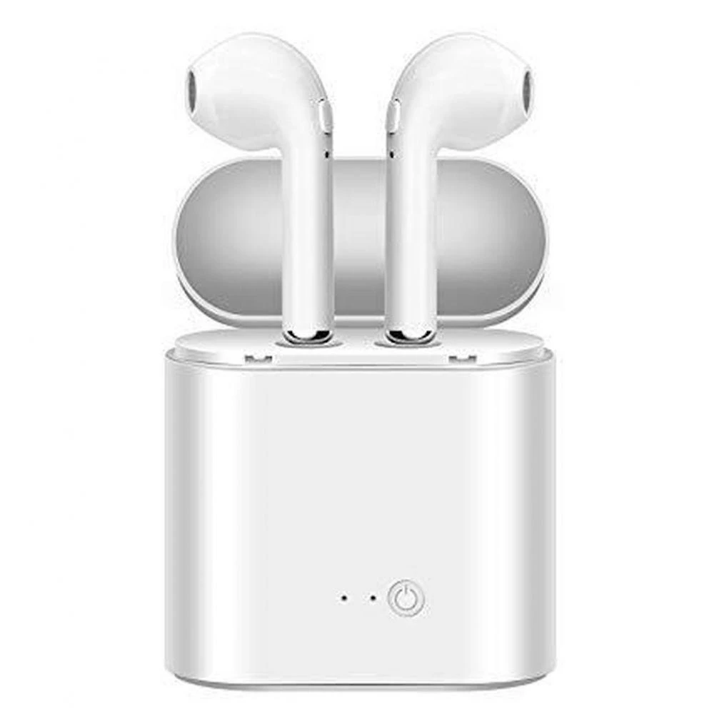 Fone de Ouvido Sem Fio Bluetooth I7 A7 4.1 Universal Sport Branco