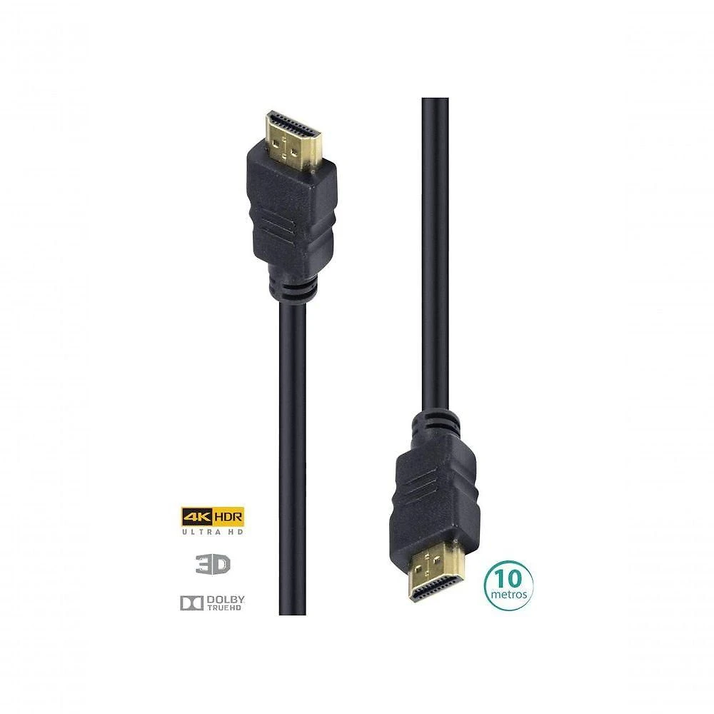 Cabo HDMI Vinik H20-10 para Áudio e Vídeo 4K ULTRA HD 3D com Ethernet 10 METROS HDMI 2.0