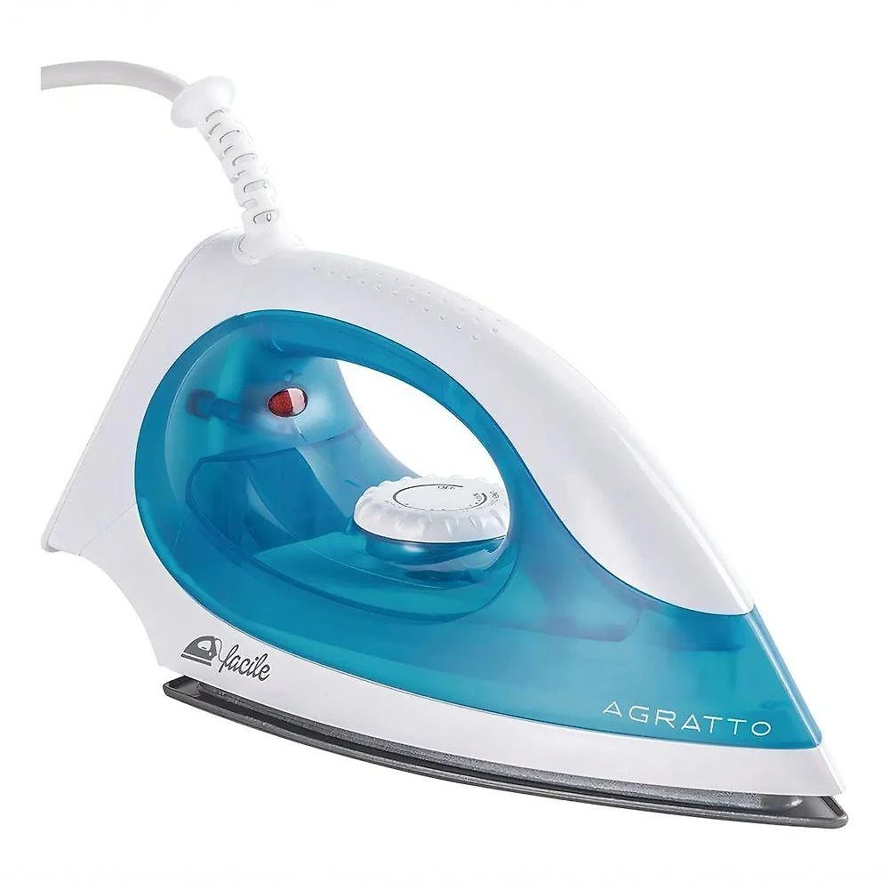 Ferro de Passar a Seco Agratto Facile FF-01 1250W Antiaderente Azul 110V