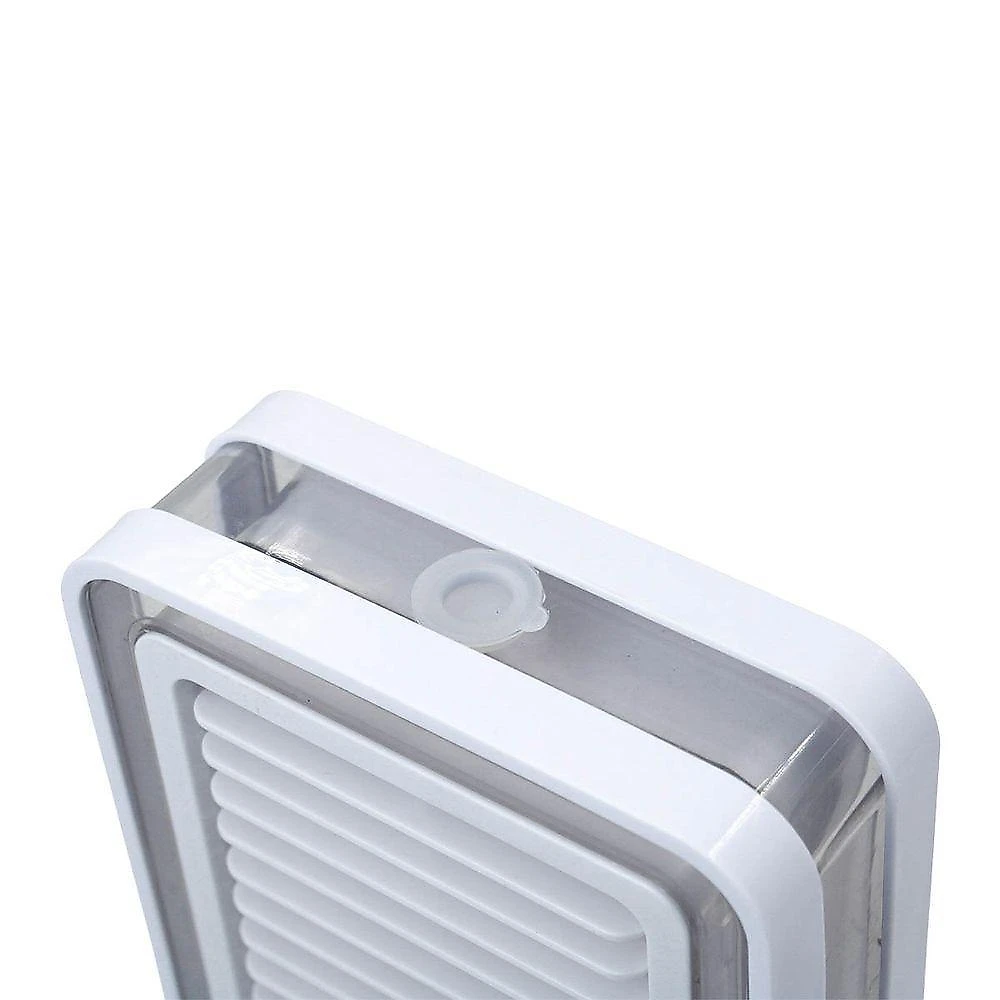 Ventilador Portatil Umidifcador Luminaria Usb De Mesa 3 Velocidades Branco