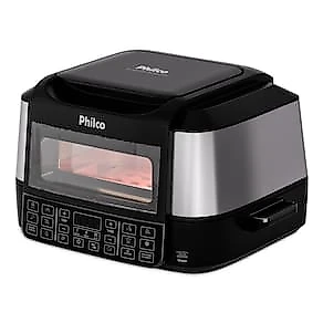 Fritadeira Elétrica Air Fryer Philco PAF12A Barbecue Digital 12L Preta 110V