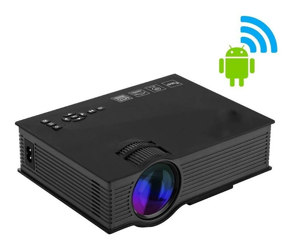 Miniatura Datashow Projetor Profissional: 1800Lm, Hdmi, Controle