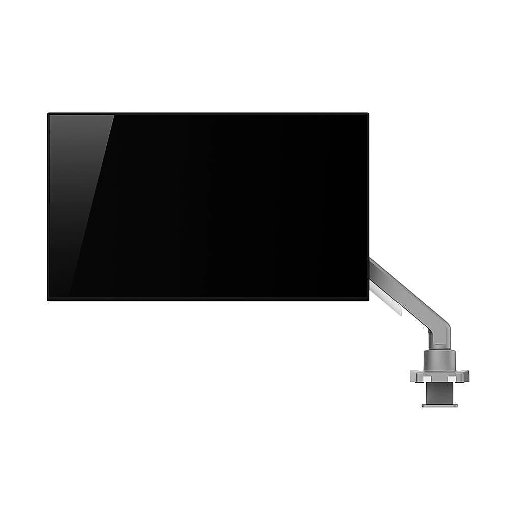 Suporte de Mesa para Monitor de 17" a 32" AOC AM200, Ajustes com Mola Mecânica, Prata Fosco e Branco - AM200H1