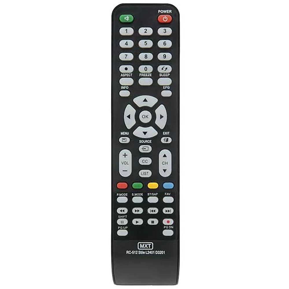 Controle Remoto Mxt 01157 Cce Rc-512-stile-l2401-d3201