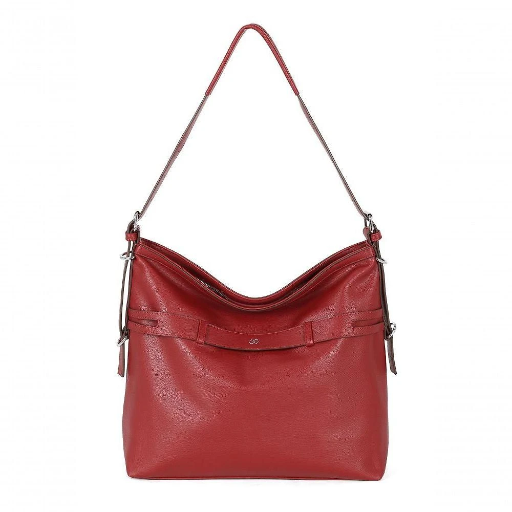 Bolsa Feminina de Ombro Gash BS72955GA PU 18,1L Vermelho Feminino