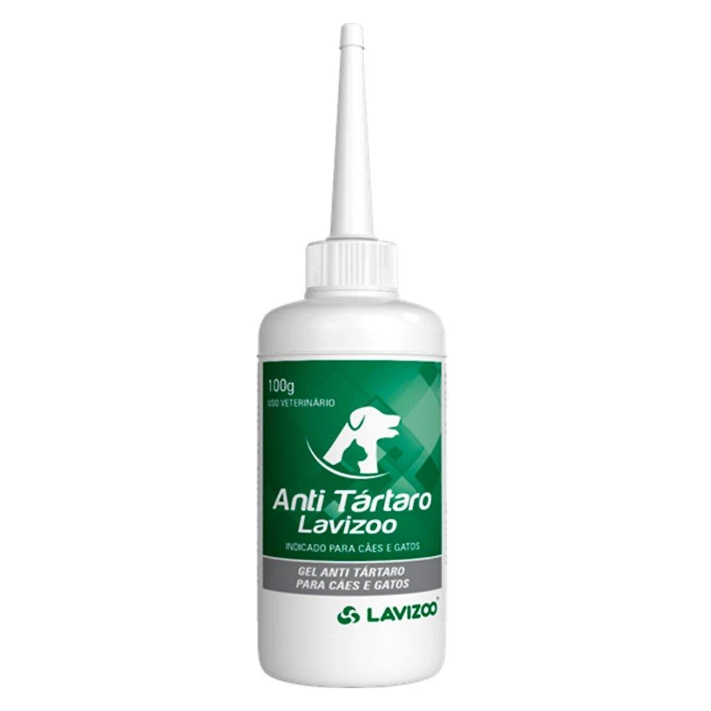 Gel Antitártaro Lavizoo para Cães e Gatos - 100 g