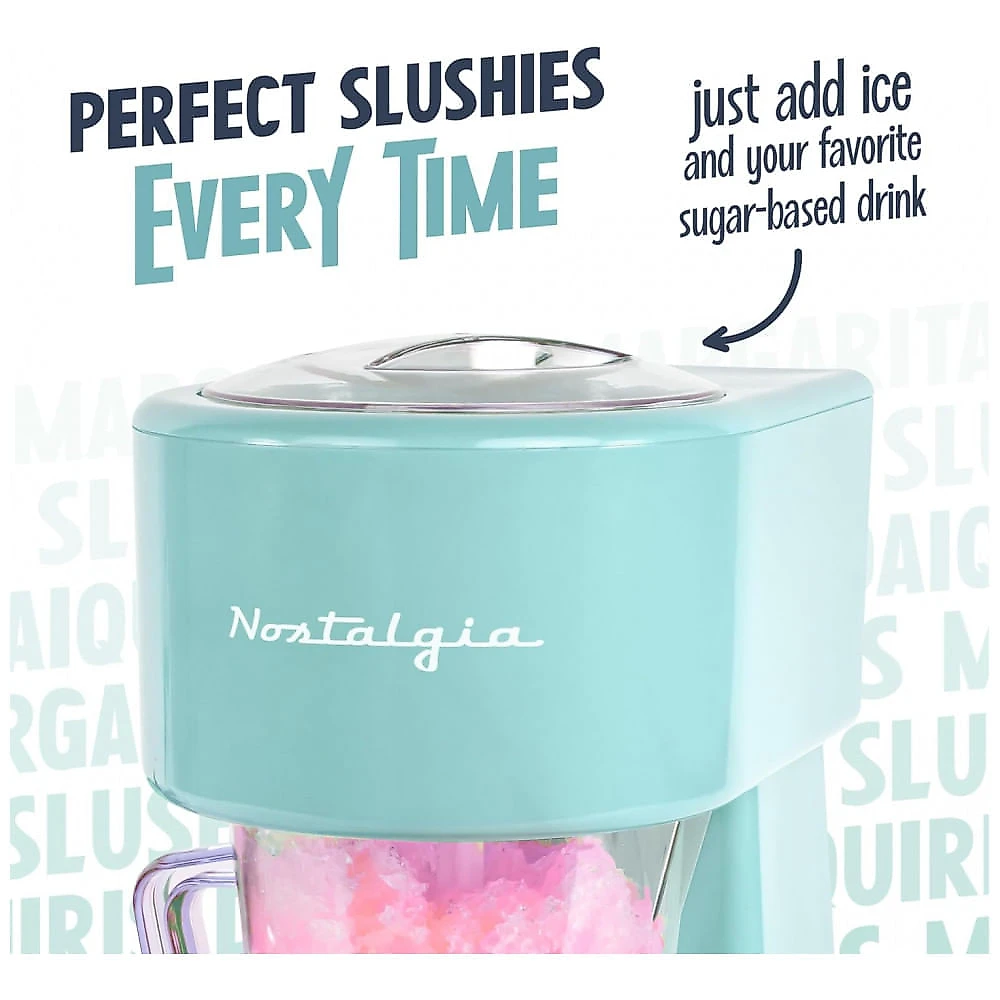 Máquina de Slush Raspadinha Nostalgia NFBS4AQ6A 1,2L Dupla Textura Mistura Automática Azul Aqua